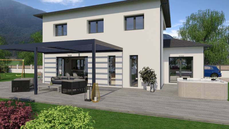Constructeur maison individuelle contemporaine éco-responsable à proximité de Chambéry et Aix les bains